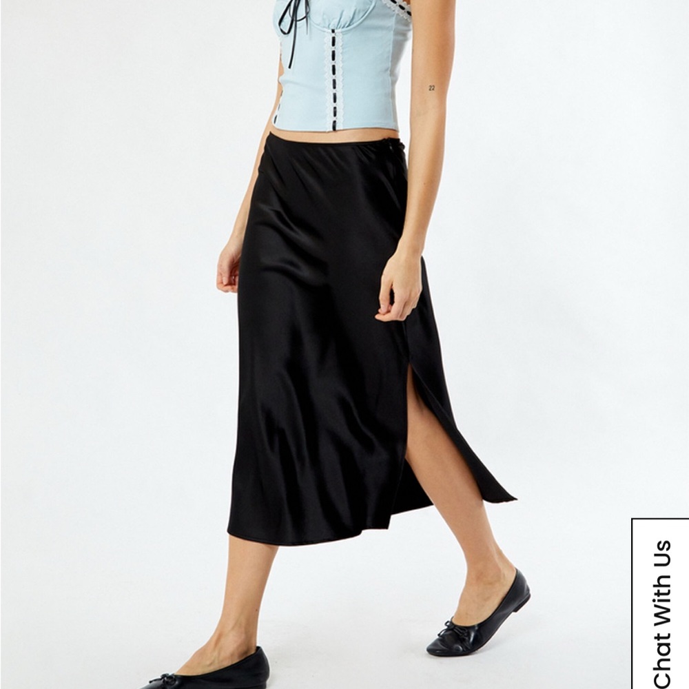 PacSun Black Midi Skirt